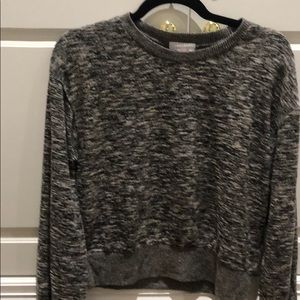 Grey cropped sweater